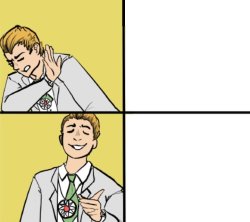 Bright Hotline Bling Meme Template