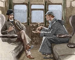 Sherlock Holmes and John Watson Meme Template