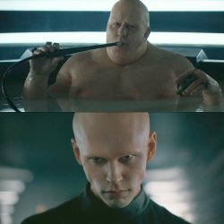 Dune 2021 Baron Harkonnen and Feyd Meme Template