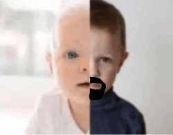 Young vs Old baby Meme Template