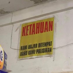 kami hajar di tempat Meme Template