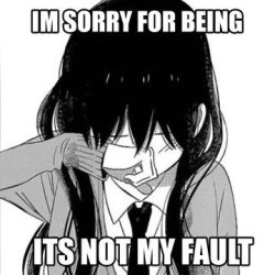 I'm sorry for being Meme Template
