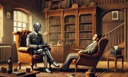 robot psychiatrist Meme Template