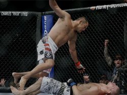 Knockout guy cheering Meme Template