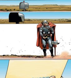 Thor gets a letter Meme Template