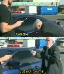 Call the x but not for me Meme Template
