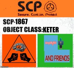 SCP-1867 Label Meme Template