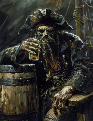 Zombie pirate Meme Template