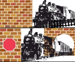 Train going through walls Meme Template