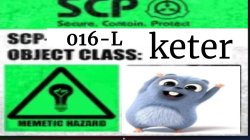 SCP-016-L De sing Meme Template