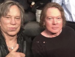 Mickey Rourke and Axel Rose Meme Template