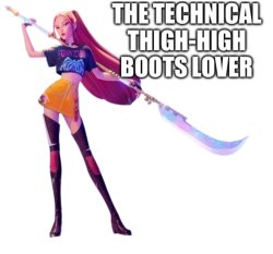 Mira Is A Thigh-High Boots Lover? Meme Template