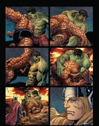 the thing punching hulk Meme Template