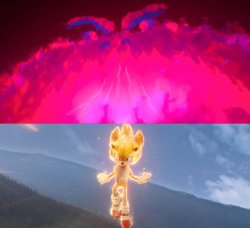 Sonic vs dragon Meme Template