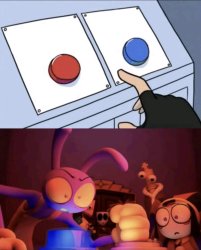 Button Digital Circus Meme Template