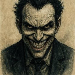 joker evil grin Meme Template