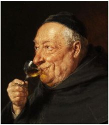 Monk sippng wine Meme Template
