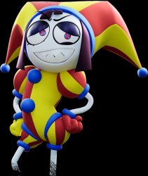 Evil Pomni Meme Template