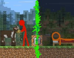 Alan Becker Day-Night Split Meme Template