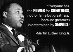 MLK Jr. Quote on Greatness Meme Template