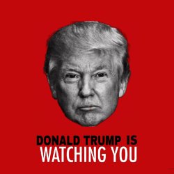 Donald Trump is watching you Meme Template