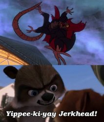 RJ says Yippee-ki-yay to who Meme Template