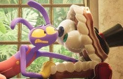 Caine eats Jax Meme Template