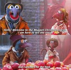 Here for the Food -Muppets Meme Template