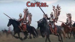 Caritas announcement template Meme Template