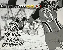 Forget about soccer, It's time to kill each other!!! Meme Template