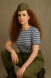 Princess Lalla Salma of Morocco as a Soviet soldier Meme Template