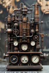 Steampunk computer Meme Template