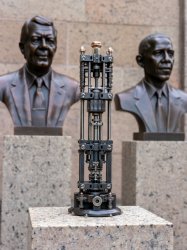 Jimmy Carter and Barack Obama Sculptures with Autopen Meme Template