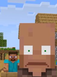 Scared viliger Meme Template