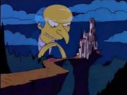 Mr burns watching Meme Template