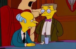 Mr burns with smithers Meme Template