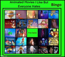 animated movies i like but everyone hates Meme Template