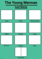 The Young Merman Cast Meme Meme Template