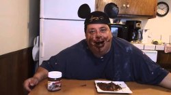 Joey’s Heart Attack Eat Nutella with Mickey Mouse Hat Meme Template