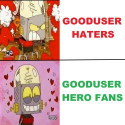 Robot Jones Like GoodFans And Dislike GoodHaters Meme Template
