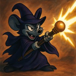 evil mouse wizard Meme Template