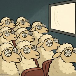 Hypnotized Sheep Meme Template