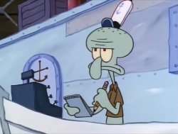 Squidward Meme Template