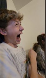 autistic blondie Meme Template