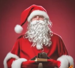 santa low quality Meme Template