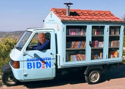 Biden Library Meme Template