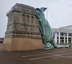 Fallen Liberty Meme Template