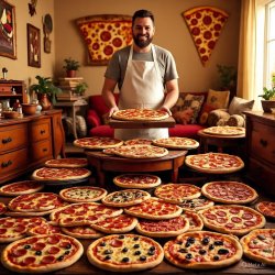 Infinite pizza party Meme Template