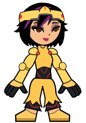 Go Go Tomago (Superhero Suit) in Hero 108 Style Meme Template