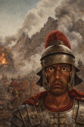 roman thousand eyes stare Meme Template